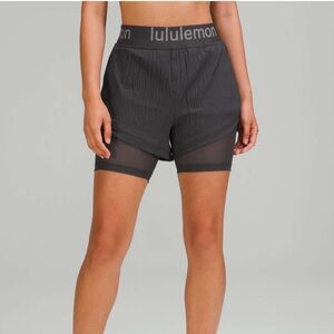 Lululemon Logo Waistband High-Rise Training Short